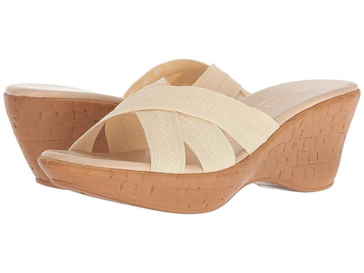 Athena Alexander Optima (beige Stretch) Women's Sandals