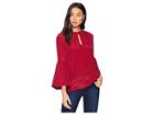 Trina Turk Brinley Top (garnet) Women's Clothing