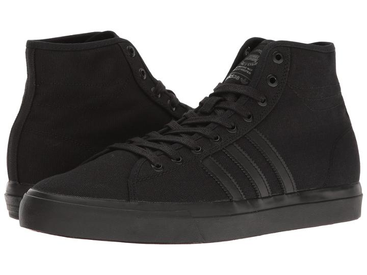 Adidas Skateboarding Matchcourt High Rx (black/black/black) Men's Skate Shoes