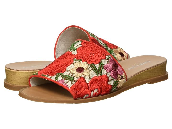 Kenneth Cole New York Joanne (red Multi Crochet) Women's Shoes