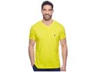 U.s. Polo Assn. V-neck Short Sleeve T-shirt (cyber Yellow) Men's Short Sleeve Pullover
