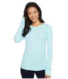 U.s. Polo Assn. Long Sleeve Thermal Shirt (clearwater) Women's Clothing