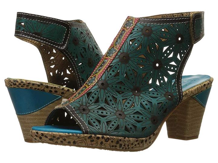 L'artiste By Spring Step Marjan (turquoise) High Heels