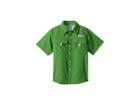 Columbia Kids Bahama Short Sleeve Shirt (little Kid/big Kids) (clean Green) Boy's Short Sleeve Button Up