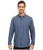 Kuhl Renegade Long Sleeve Shirt (pirate Blue) Men's Long Sleeve Button Up