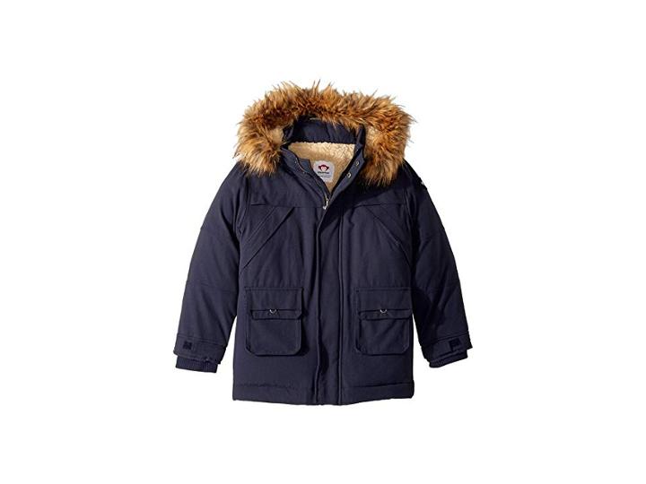 Appaman Kids Denali Down Coat (toddler/little Kids/big Kids) (navy Blue) Boy's Coat