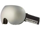 Native Eyewear Backbowl (black Rip/rose/silver Reflex) Snow Goggles
