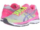 Asics Gel-nimbus(r) 18 (silver/titanium/hot Pink) Women's Running Shoes