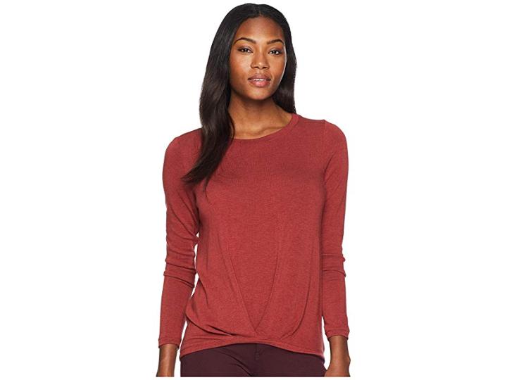 Prana Frosene Top (mulled Wine) Women's Long Sleeve Pullover