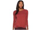Prana Frosene Top (mulled Wine) Women's Long Sleeve Pullover