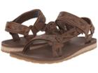 Teva Original Universal Crafted Leather (brown) Men's Shoes
