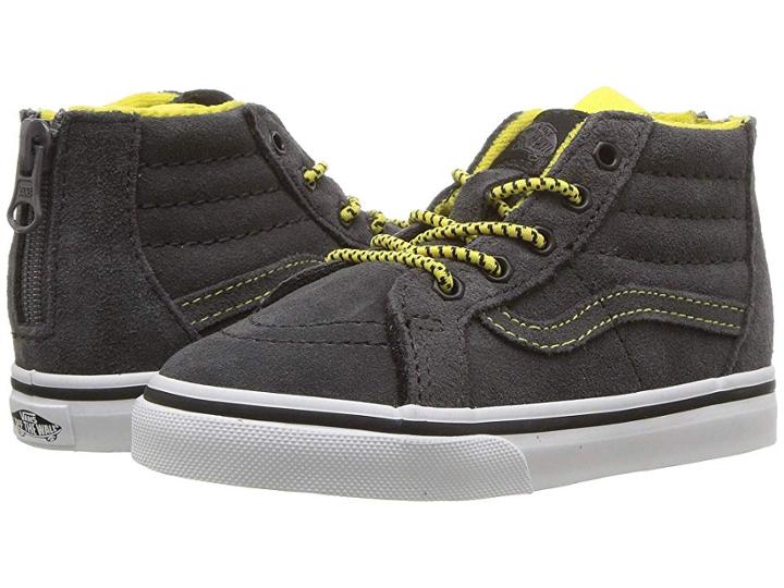 Vans Kids Sk8-hi Zip (infant/toddler) ((mte) Yellow/gray) Boys Shoes