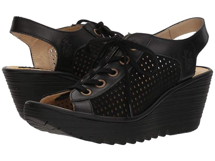 Fly London Yeki841fly (black Cupido/rug) Women's Shoes