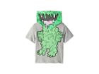 Stella Mccartney Kids Arrow Slime Monster W/ Bandana Short Sleeve Tee (toddler/little Kids/big Kids) (grey) Boy's T Shirt