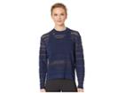 New Balance Sheer Studio Sweater (pigment) Women's Clothing