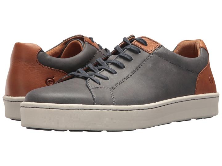 Born Jib (blue/brown Full Grain Leather Combo) Men's Lace Up Casual Shoes