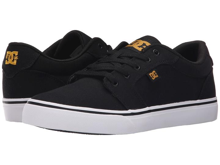 Dc Anvil Tx (black/camel) Men's Skate Shoes