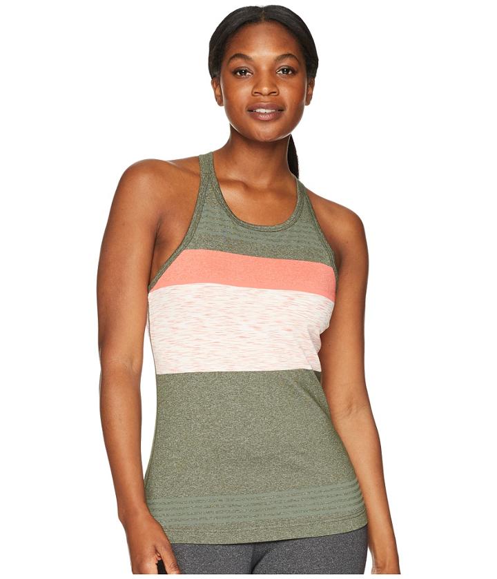 Prana Alois Top (forest Heather Stripe) Women's Sleeveless