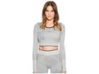 Adidas By Stella Mccartney Training Seamless Block Crop Ce8438 (stone) Women's Clothing