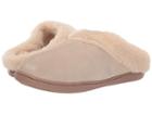 Minnetonka Pile Lined Scuff (stone) Women's Shoes