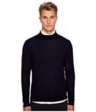 Eleventy Fine Gauge Turtleneck (navy) Men's Sweater