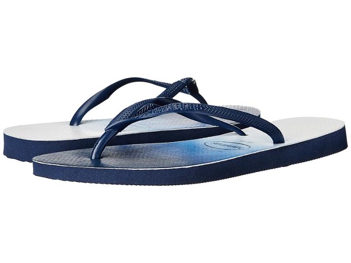 Havaianas Slim Dip-dye Sandal (navy Blue) Women's Sandals