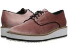Shellys London Fontain Platform Oxford (old Pink) Women's Lace Up Casual Shoes