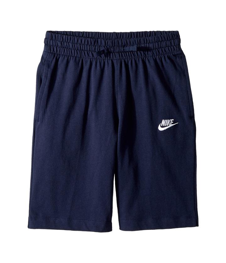 Nike Kids Sportswear Short (big Kids) (obsidian/obsidian/white) Boy's Shorts