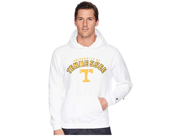 Champion College Tennessee Volunteers Eco(r) Powerblend(r) Hoodie 2 (white) Men's Sweatshirt