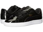 Puma Basket Heart Patent (puma Black/puma Black) Women's Shoes