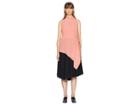 Sportmax Celia Drawstring Silk Tunic (pink) Women's Coat