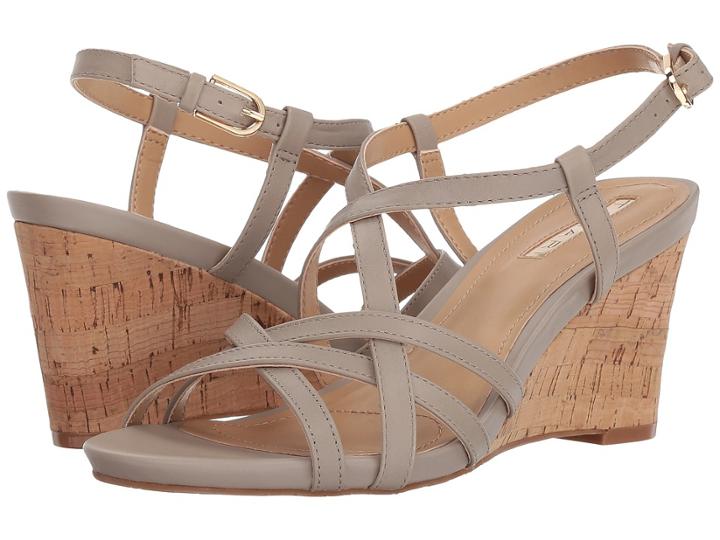 Tahari Future (dove Vachetta Leather) Women's Wedge Shoes