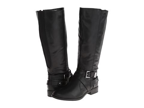 Lifestride Racey (wide Shaft) (black Linz) Women's Zip Boots