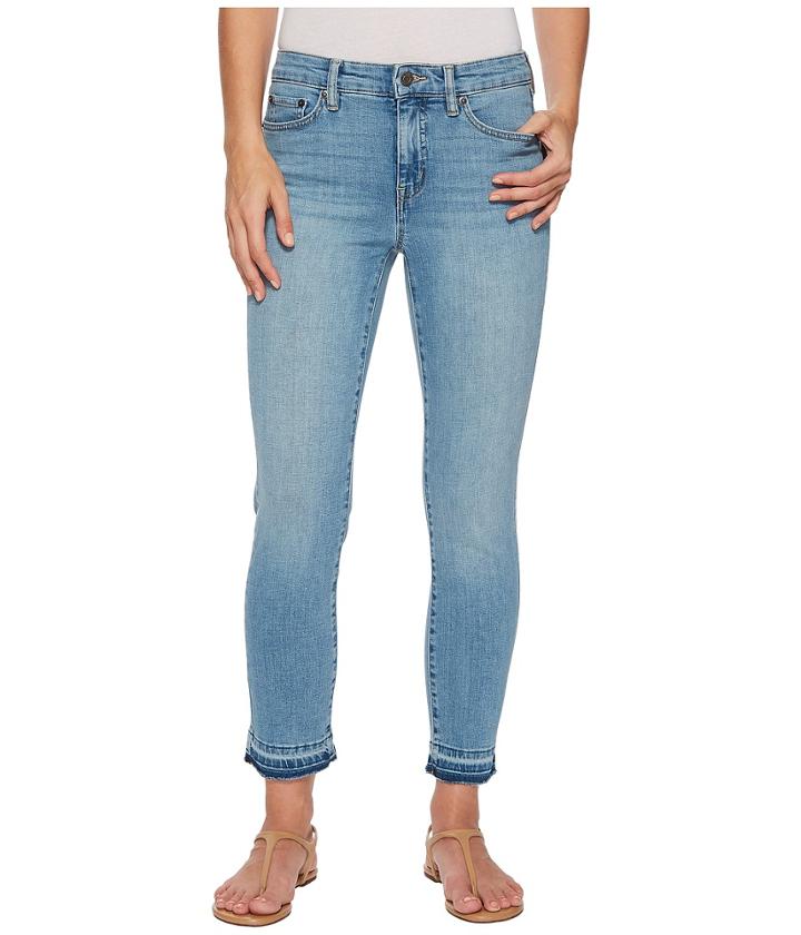 Lauren Ralph Lauren Premier Straight Crop Jeans (crystal Blue Wash) Women's Jeans