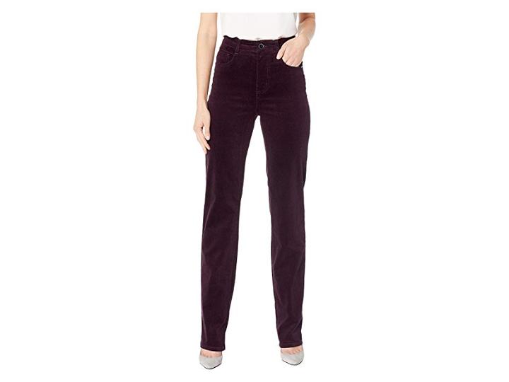 Fdj French Dressing Jeans Plush Cord Suzanne Straight Leg (plumberry) Women's Casual Pants