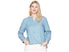 Levi's(r) Plus Sandy Popover With Bib (medium Authentic) Women's Clothing
