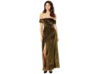 Show Me Your Mumu Upton Off The Shoulder Maxi Dress (velvet Rib Pine) Women's Dress