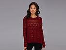 Gabriella Rocha - Cut Out Long Sleeve Sweater (burgundy)