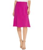 Ellen Tracy Seamed Skirt (viola) Women's Skirt
