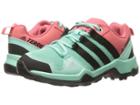 Adidas Outdoor Kids Terrex Ax2r (little Kid/big Kid) (easy Green/black/tactile Pink) Girls Shoes
