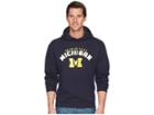 Champion College Michigan Wolverines Eco(r) Powerblend(r) Hoodie 2 (navy) Men's Sweatshirt