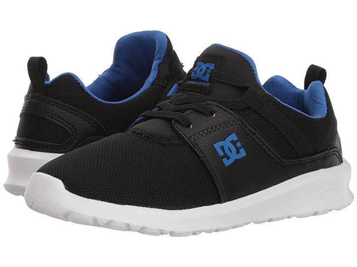 Dc Kids Heathrow (little Kid/big Kid) (black/royal) Boys Shoes