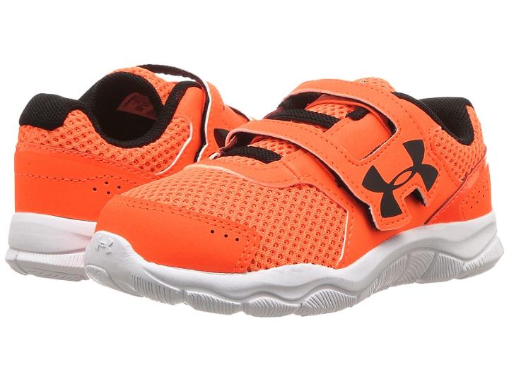 Under Armour Kids Ua Binf Engage Bl 3 Ac (infant/toddler) (blaze Orange/white/black) Boys Shoes