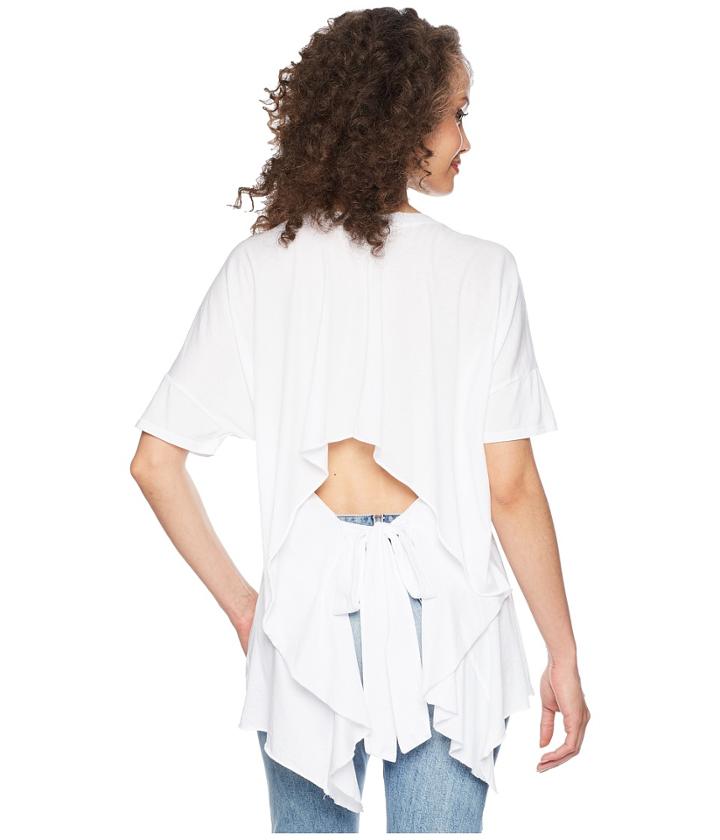 Lamade Mack Open Back Tee (white) Women's T Shirt
