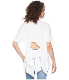 Lamade Mack Open Back Tee (white) Women's T Shirt