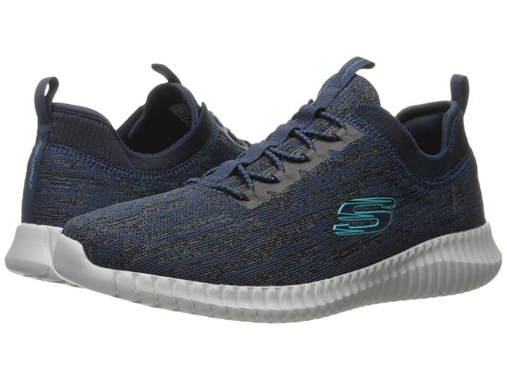 Skechers Elite Flex Hartnell (navy/blue) Men's Lace Up Casual Shoes