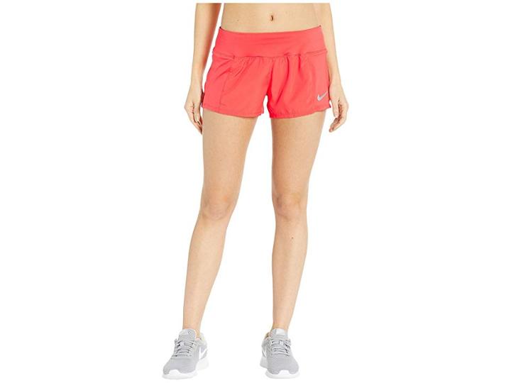 Nike Dry Short Crew 2 (ember Glow/reflective Silver) Women's Shorts