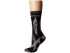 Smartwool Feather Dream Non-binding Crew (black) Women's Crew Cut Socks Shoes