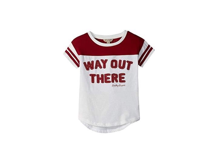 Lucky Brand Kids Cesaria Tee (little Kids) (whisper White) Girl's T Shirt