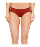 Vitamin A Swimwear Jaydah Braid Bottom Full (copper Ecolux) Women's Swimwear